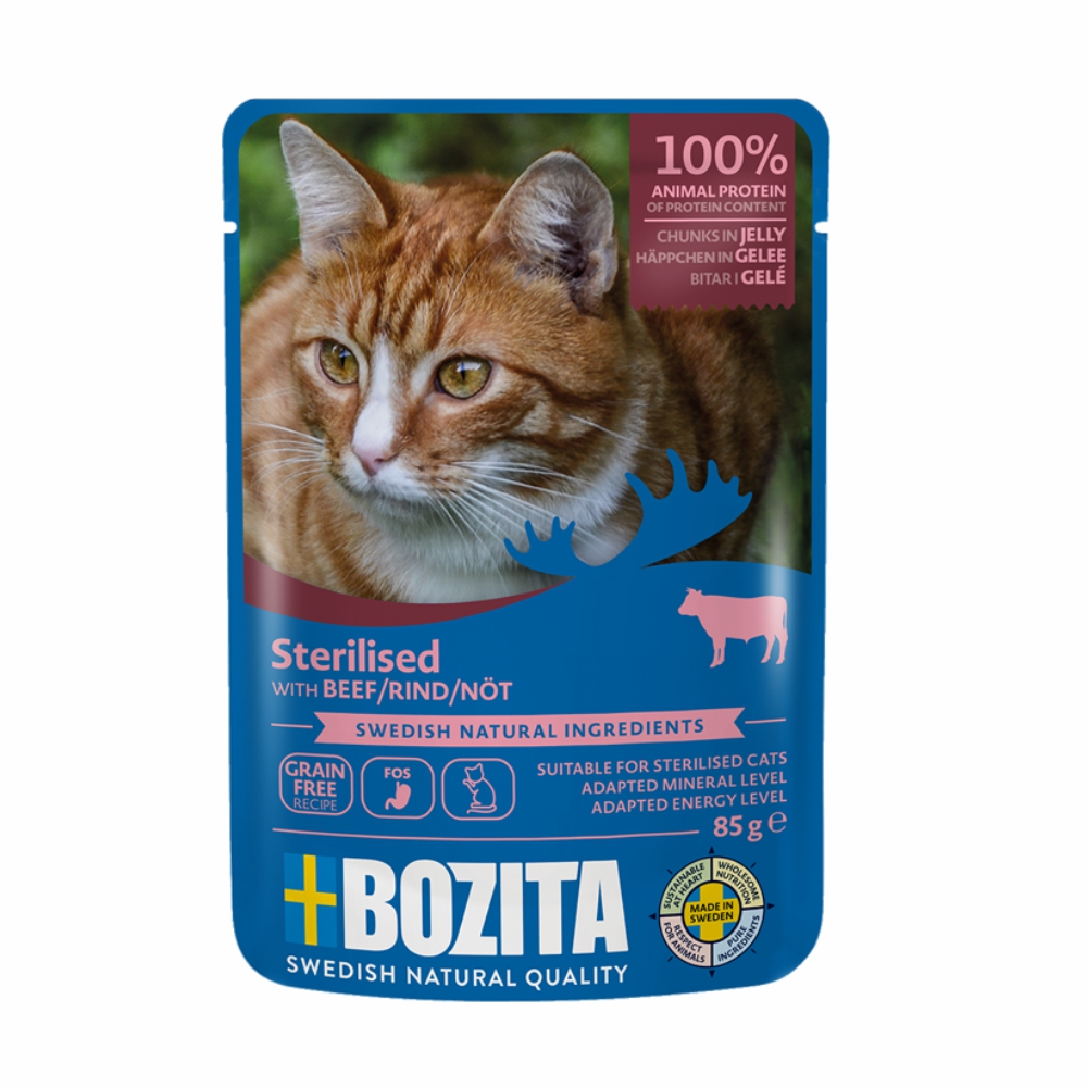 Karma BOZITA Sterilised kot 85g wołowina w galarecie